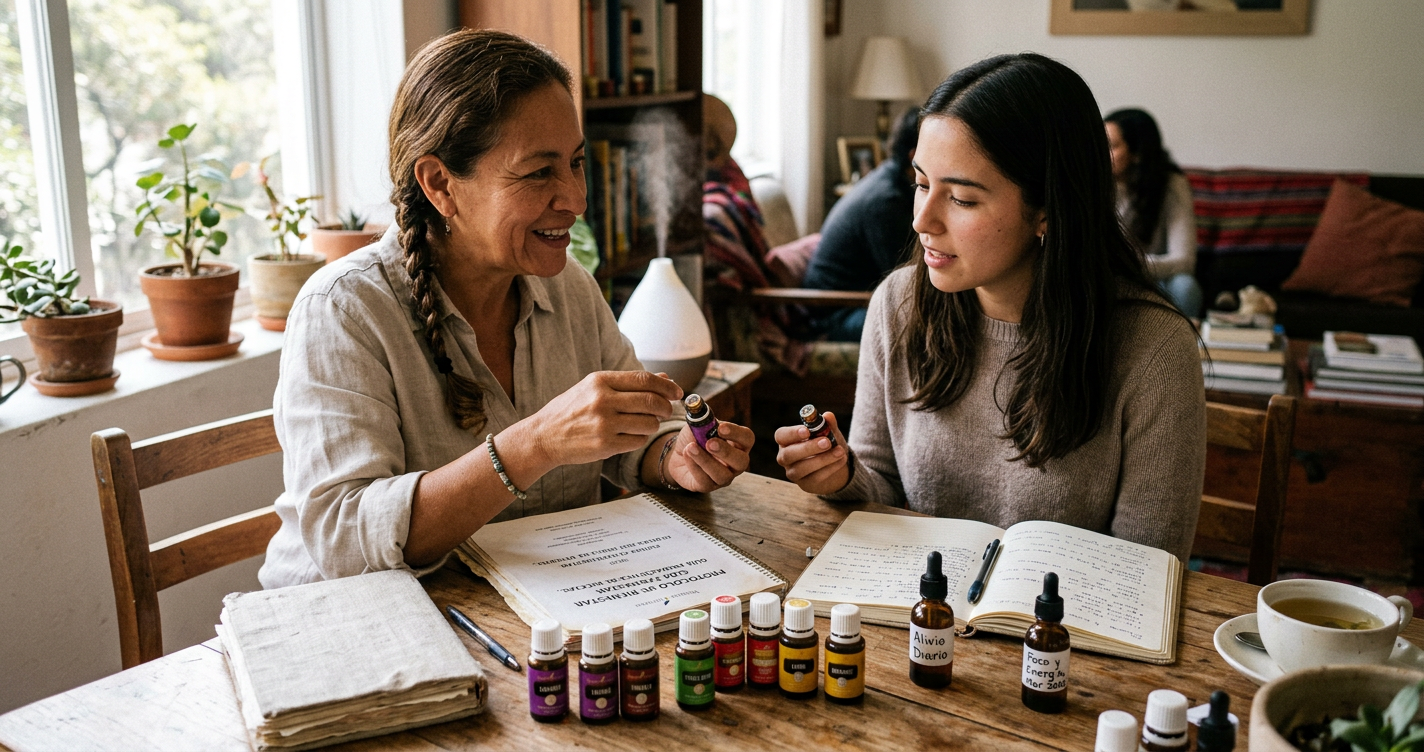 Protocolo de Bienestar 2026: Guía Farmacéutica de Recetas y Soluciones Terapéuticas con Aceites Esenciales